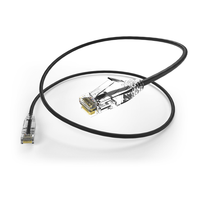 CS6A-08F-BLK - CAT6A_ClearFitSlim_Coil_BLK