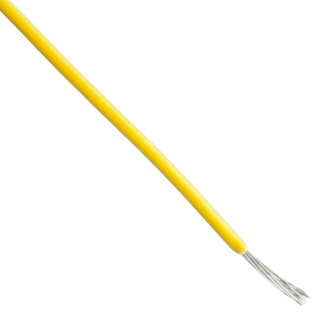 2201/18YL-100 - HOOK-UP STRANDED YELLOW