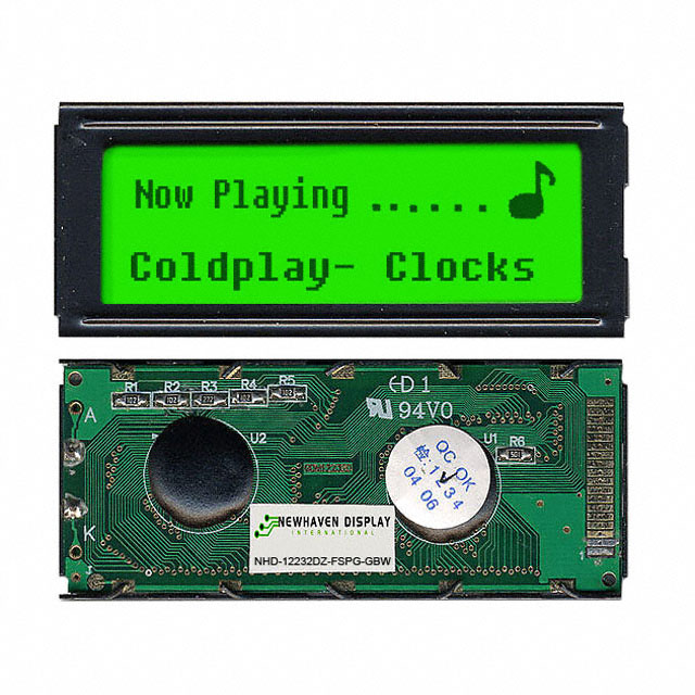 NHD-12232DZ-FSPG-GBW - NHD-12232DZ-FSPG-GBW