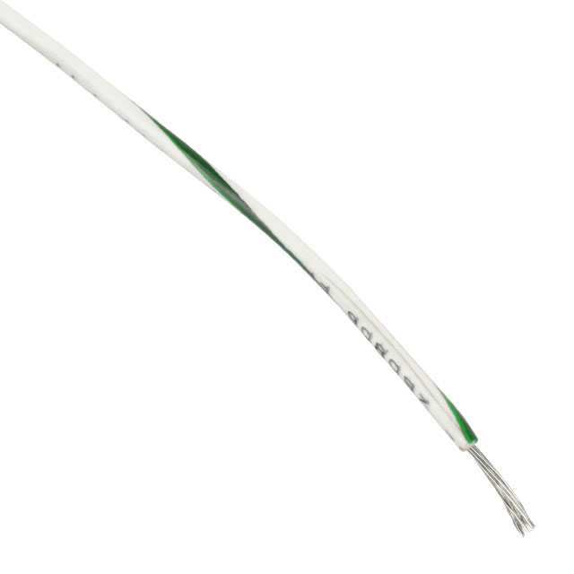 1553 WG005 - HOOK-UP STRANDED WHITE/GREEN