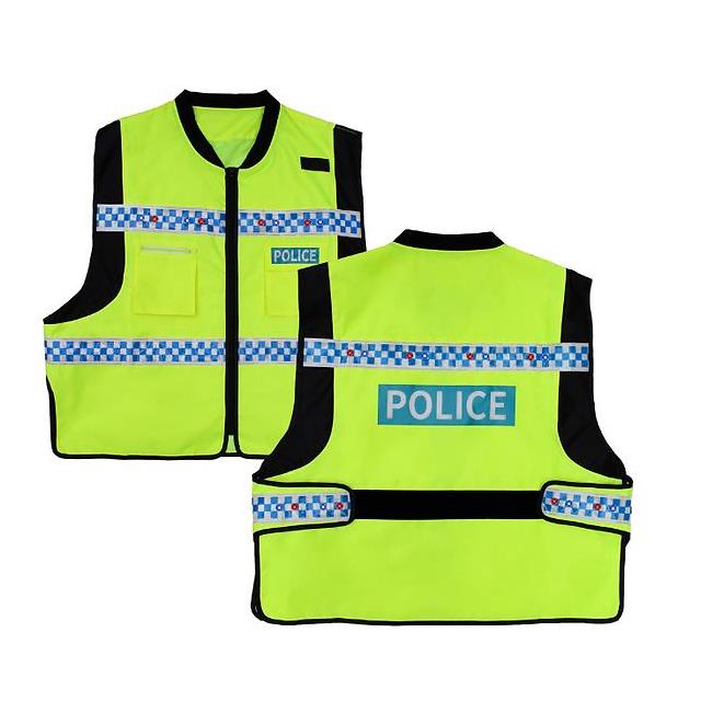 LED Police Vest-XXL - LED Police Vest-L