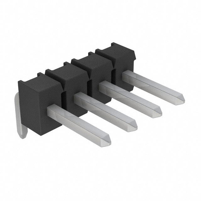 4-103759-0-04 - AMPMODU Mod II Breakaway TH RA Tin 4 Pins