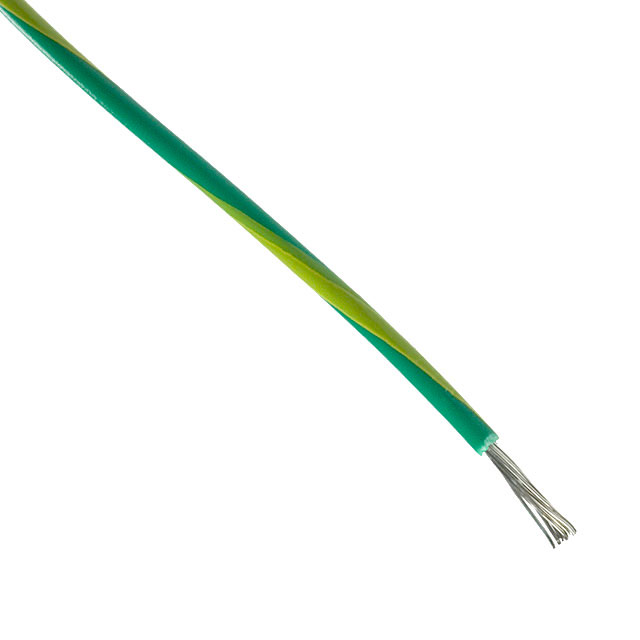 171619 GY001 - Green/Yellow Stranded Hook-Up Wire