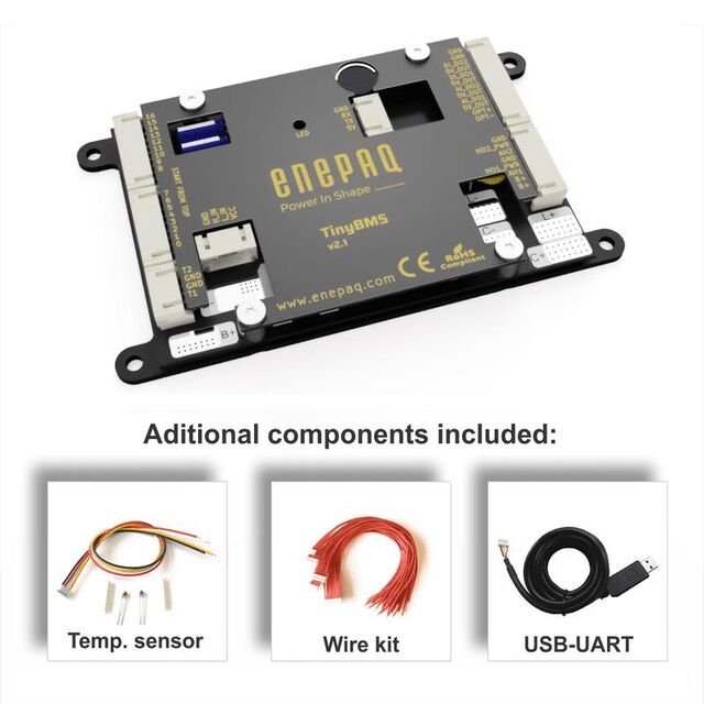 TinyBMSv2.1-150A 4s-16s 12V-60V - TINYBMSV2.1-150A 4S-16S 12V-60V