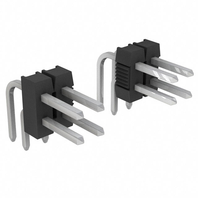 9-103324-0-16 - AMPMODU Mod II Breakaway Dual TH RA Tin xx Pins