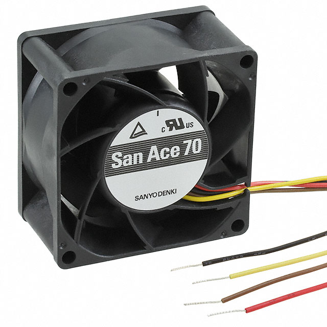9GA0712P1G0011 - San Ace 70x38 4 wire