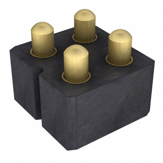 813-SS-004-30-001101 - 813 Series SMT Gold 4 Position