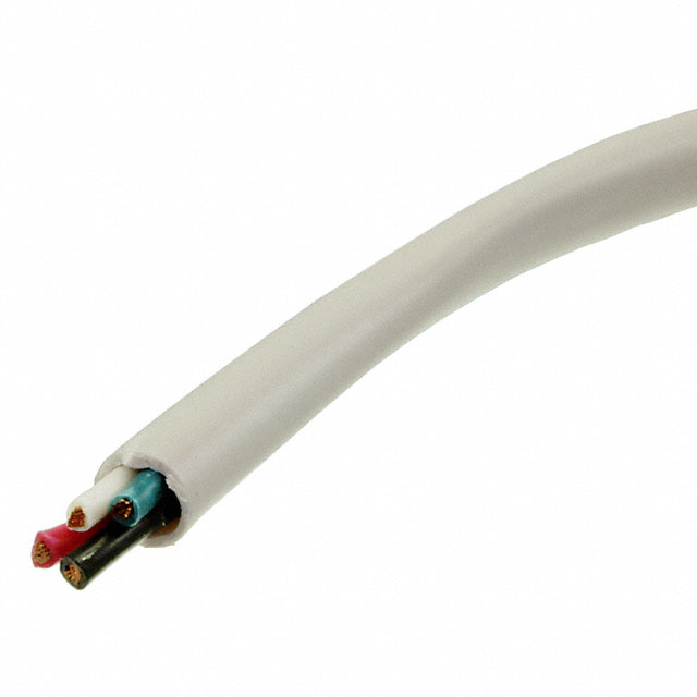 540-18-4-WH-0500F - Cable-Audio-CL2_4-Conductors