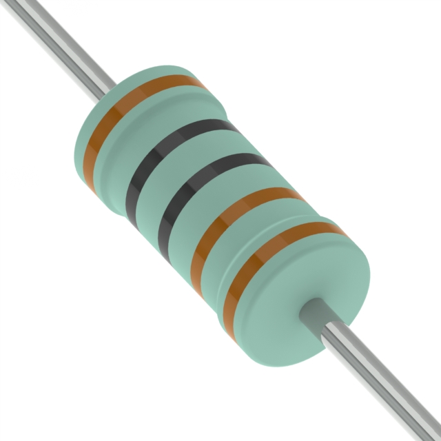 WS2M1001J - 1k Ohm Axial 5% WS Series