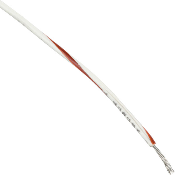 1555 WR001 - HOOK-UP STRANDED WHITE/RED