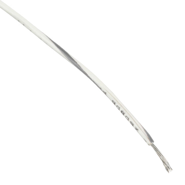 1557 WS005 - HOOK-UP STRANDED WHITE/GRAY