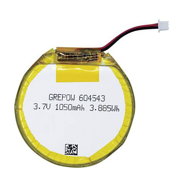 GRP604543-1C-3.7V-1050MAH WITH PCM - 604543