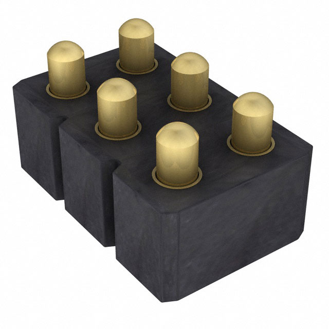 813-SS-006-30-003191 - 813 Series SMT Gold 6 Position