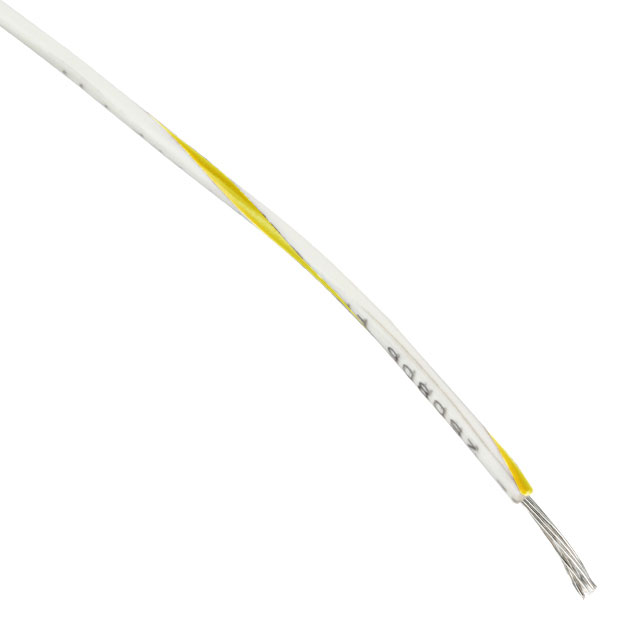 1551 WY001 - HOOK-UP STRANDED WHITE/YELLOW